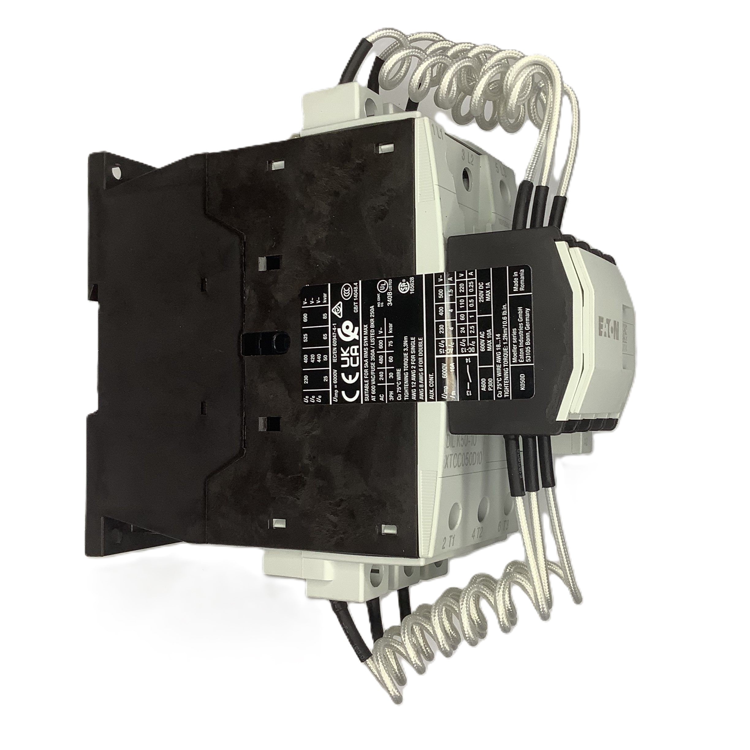 Contactor Para Capacitor Dilk50-10(240v60hz) Eaton 50 Kvar
