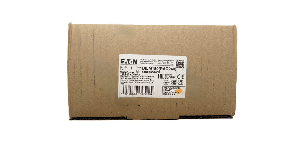 Contactor Dilm 150 (240v60hz) Eaton 100kvar