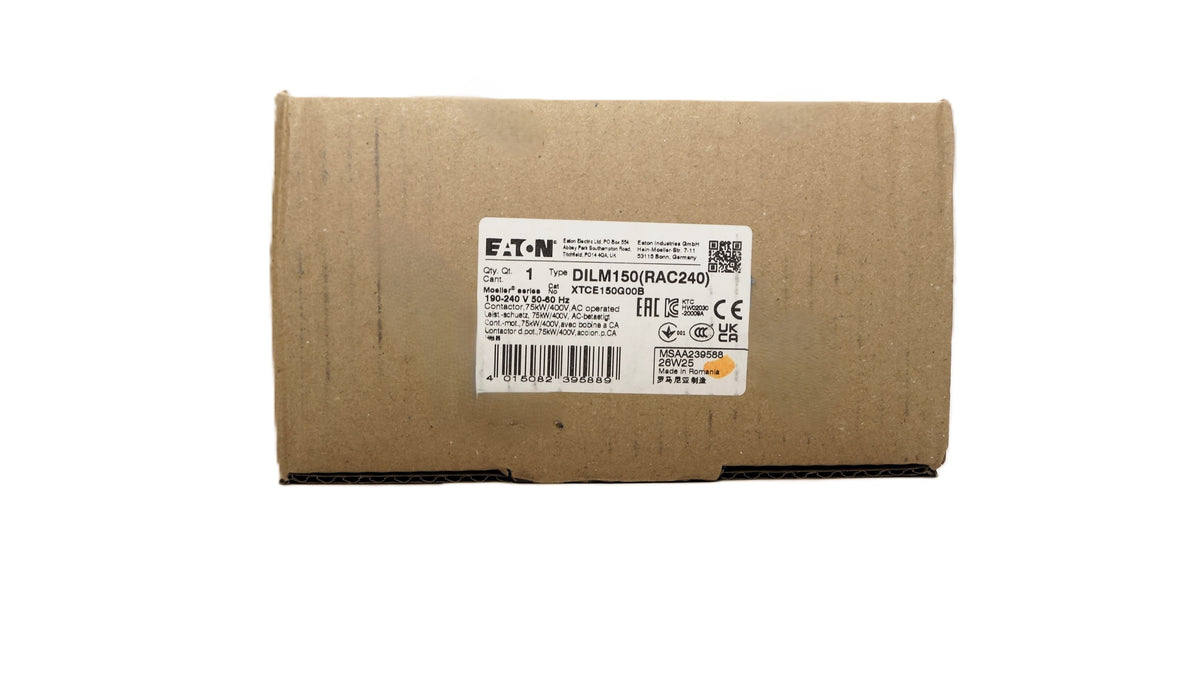 Contactor Dilm 150 (240v60hz) Eaton 100kvar