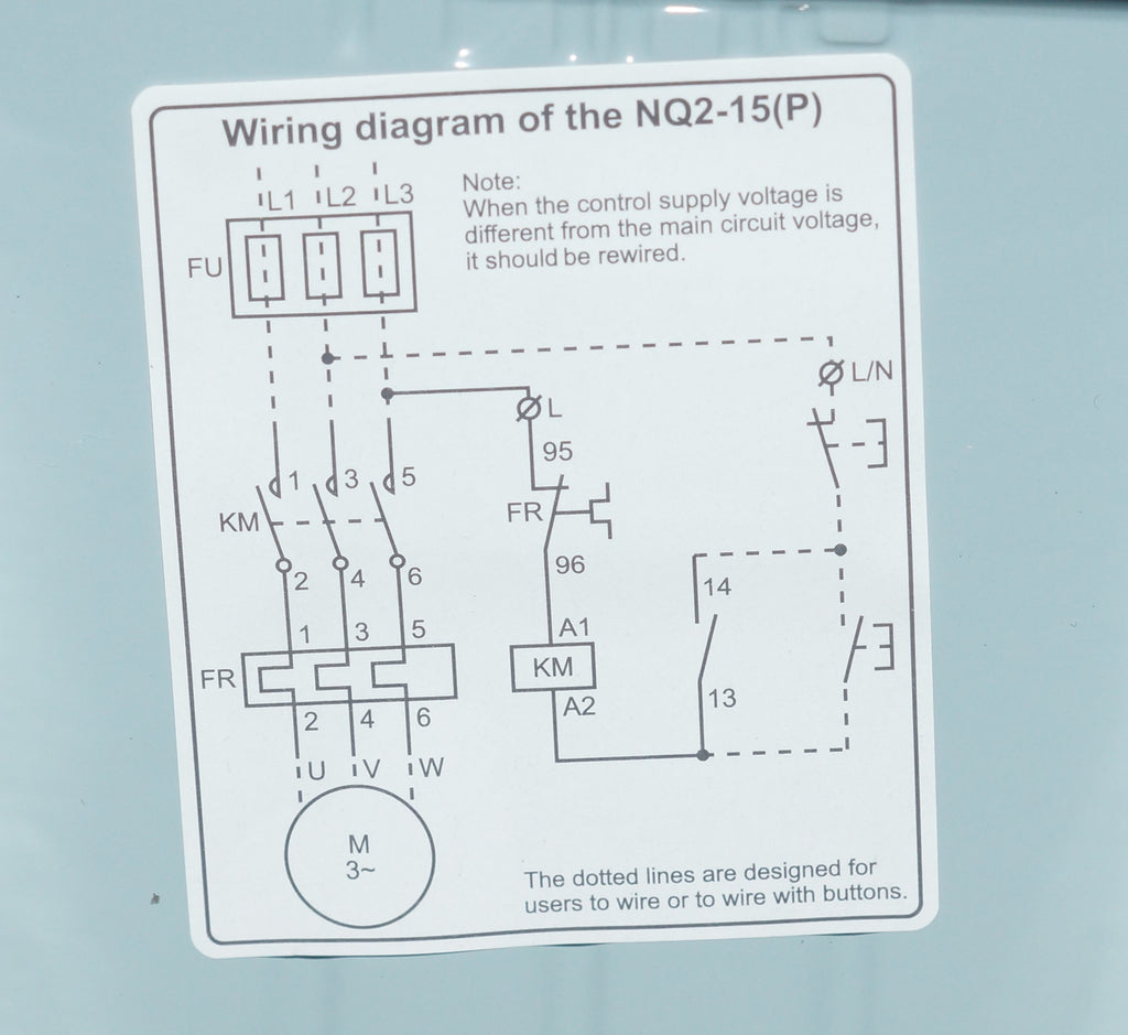 Nq2 Arrancador Trifásico 1.0hp 220v 4-6a Con Botones Chint