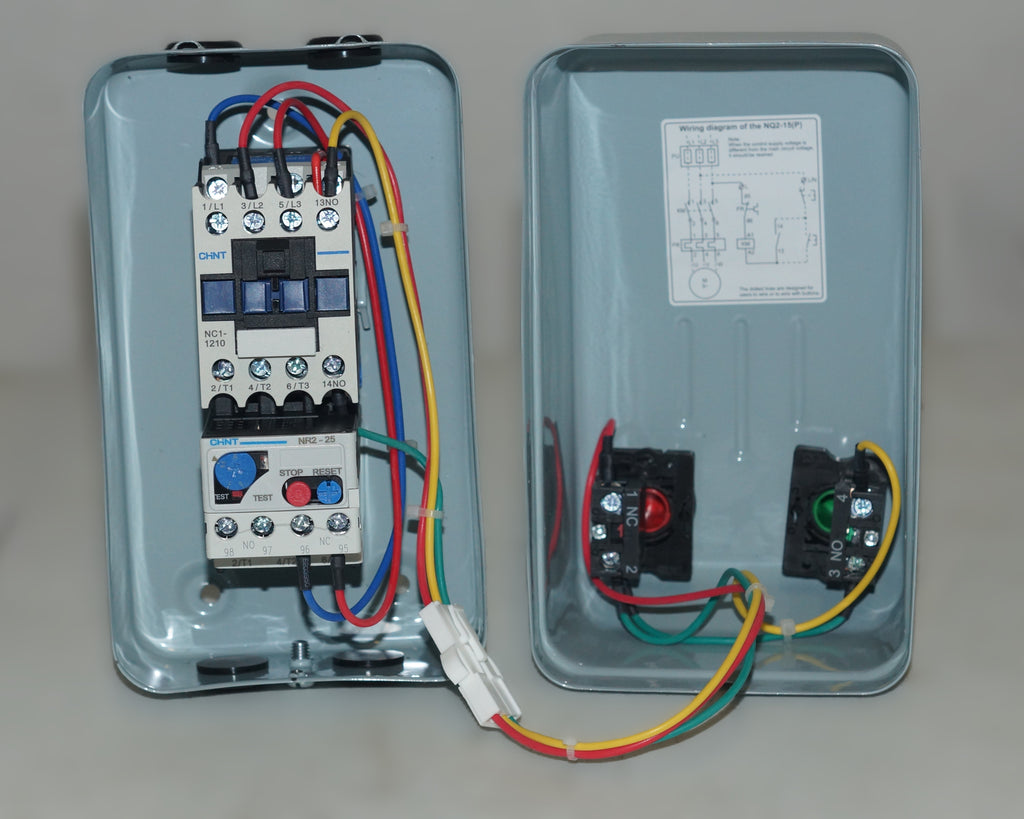 Nq2 Arrancador Trifásico 3.5hp 440v 5.5-8a Con Botones Chint