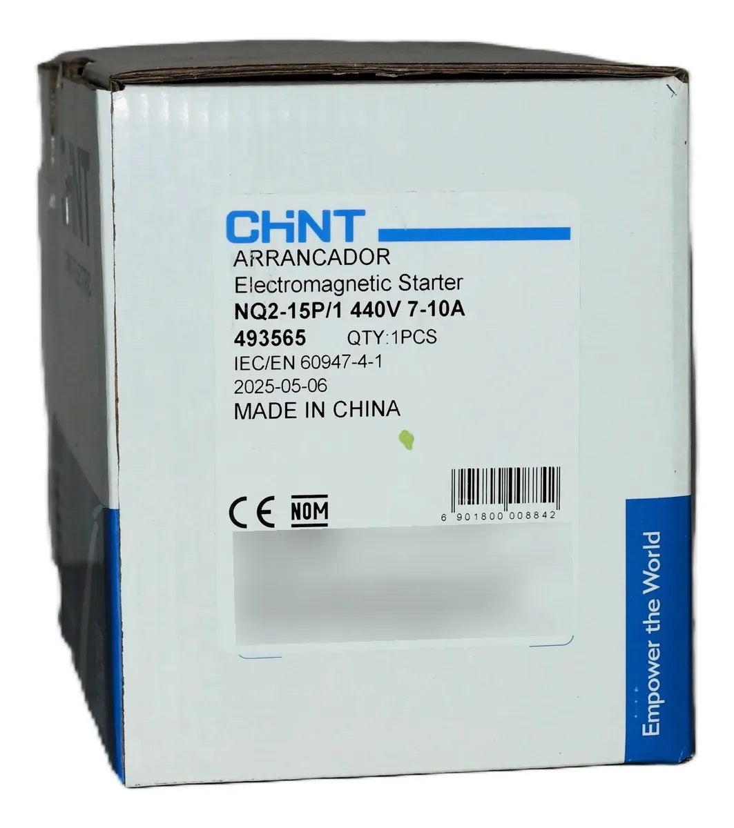 Nq2 Arrancador Trifásico 5.0hp 440v 7-10a Con Botones Chint