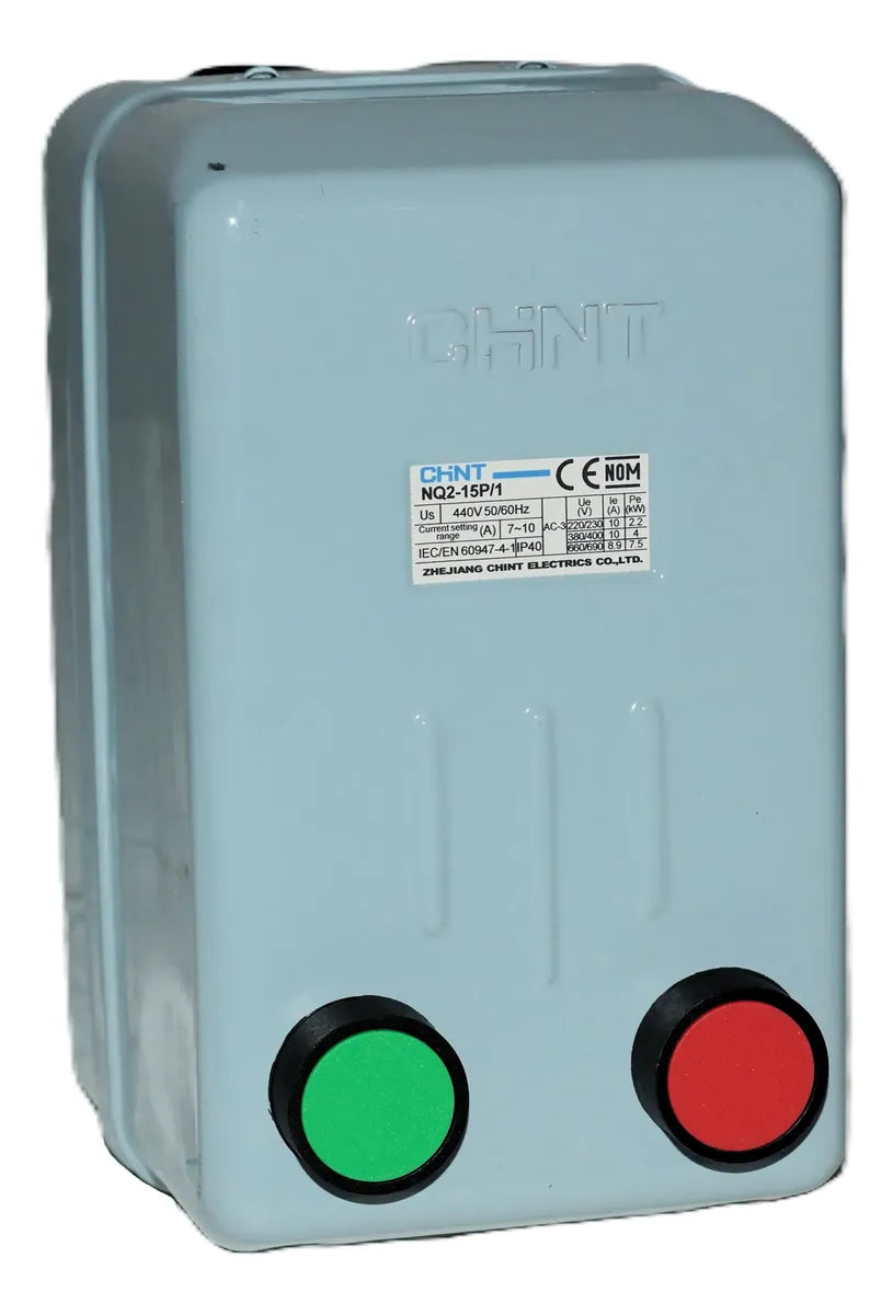 Nq2 Arrancador Trifásico 5.0hp 440v 7-10a Con Botones Chint