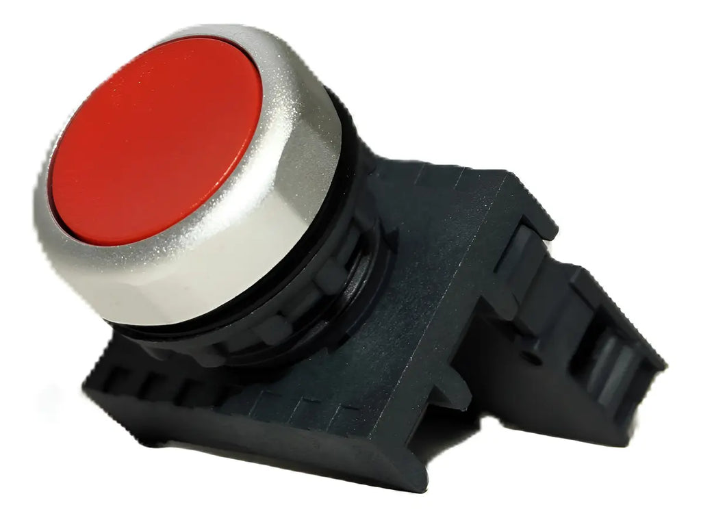Botón Pulsador Rojo Con 1 Auxiliar Nc Np8 22mm Chint