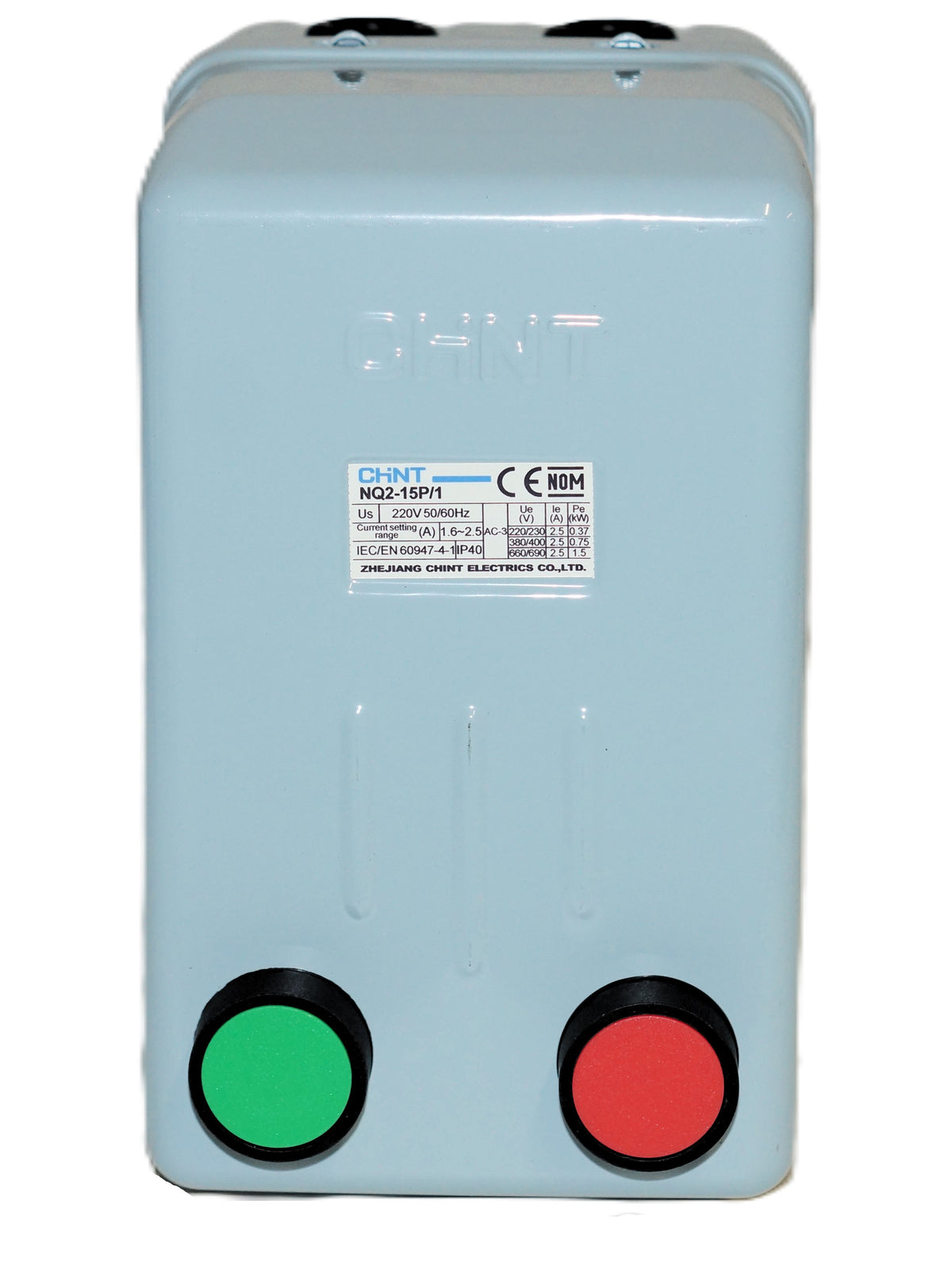 Nq2 Arrancador Trifásico 1/2hp 220v 1.6-2.5a C/botones Chint