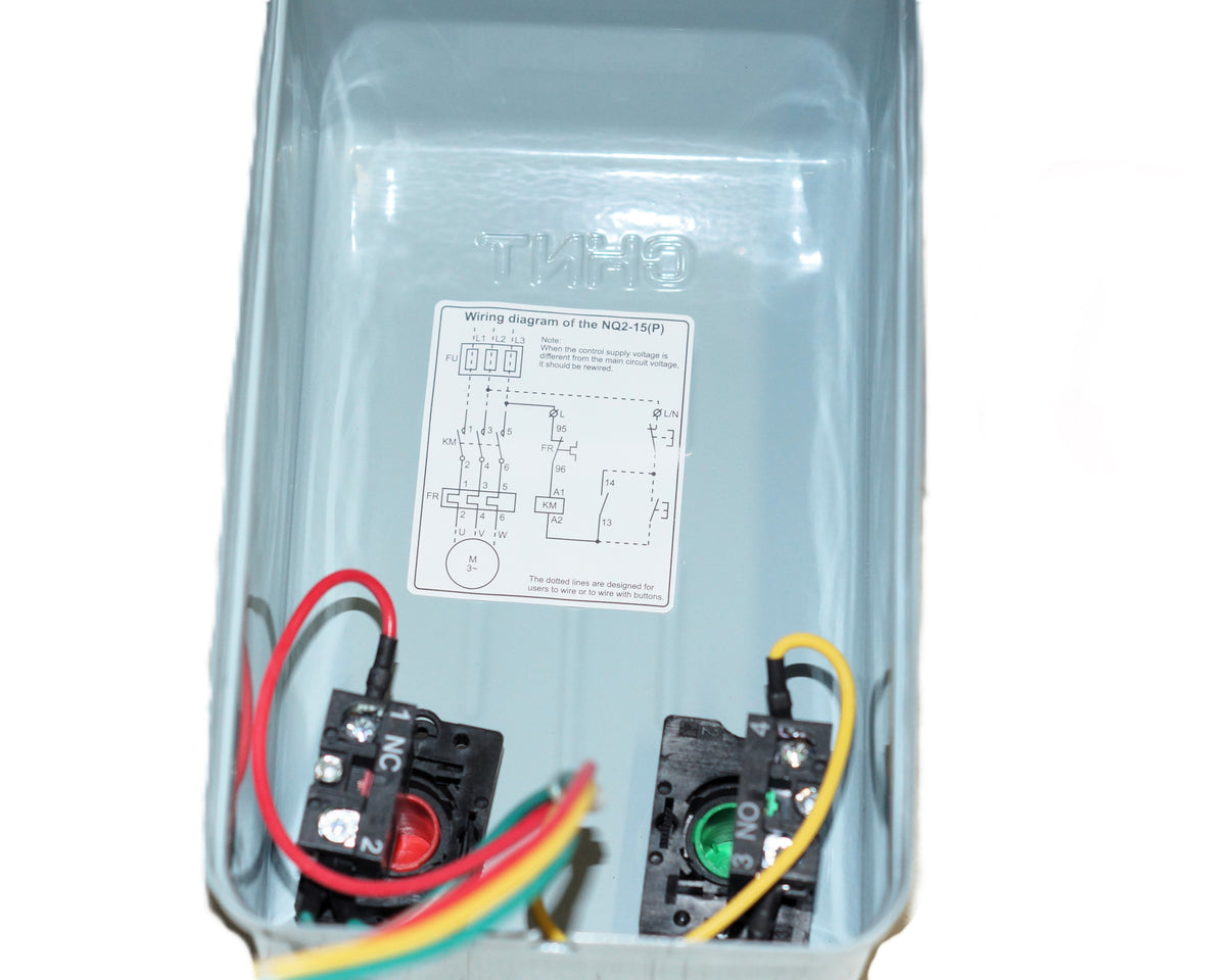 Nq2 Arrancador Trifásico 1/2hp 220v 1.6-2.5a C/botones Chint