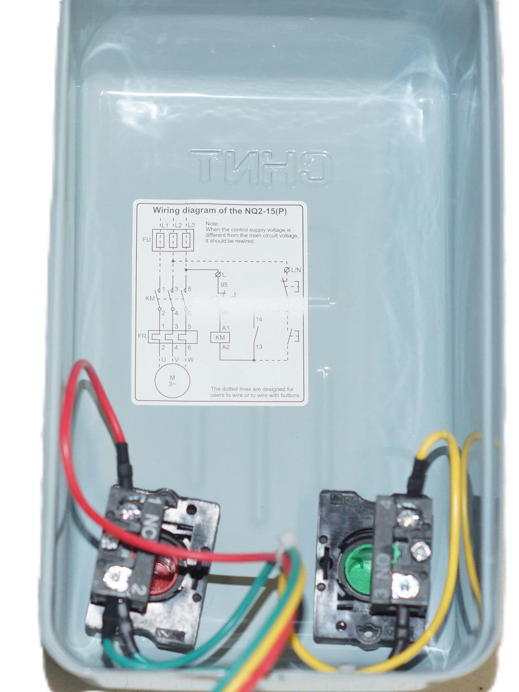 Nq2 Arrancador Trifásico 3/4hp 220v 2.5-4a Con Botones Chint